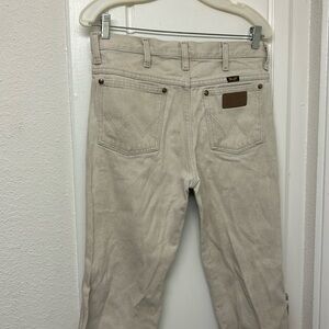 Wrangler Tan Pants High Waisted 30x30 men’s straight leg